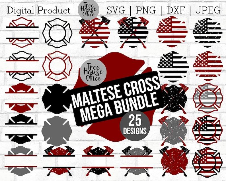 Maltese Cross SVG Bundle High Quality Perfect for your Design 