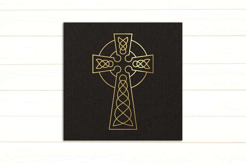 Celtic Cross Single Line SKETCH SVG Design High Quality Perfect for your Design 