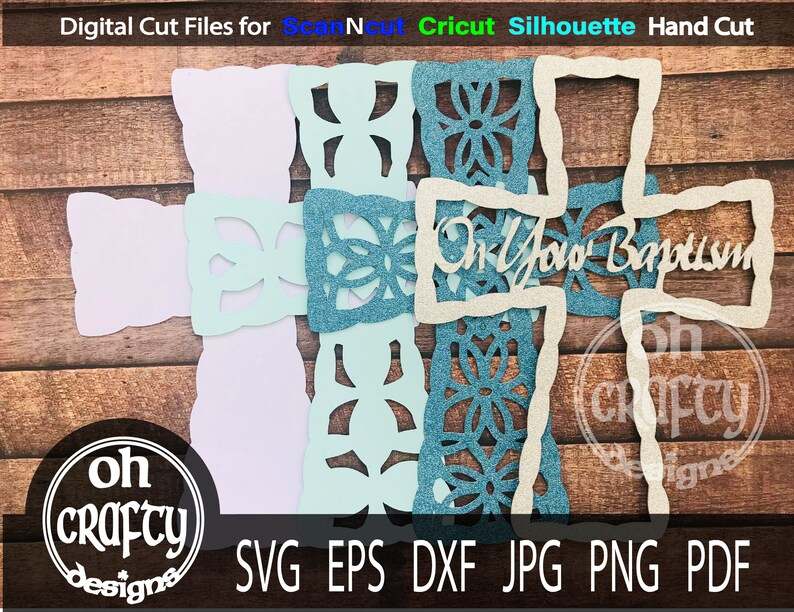 Baptism Cross Svg Baptism cut file #2