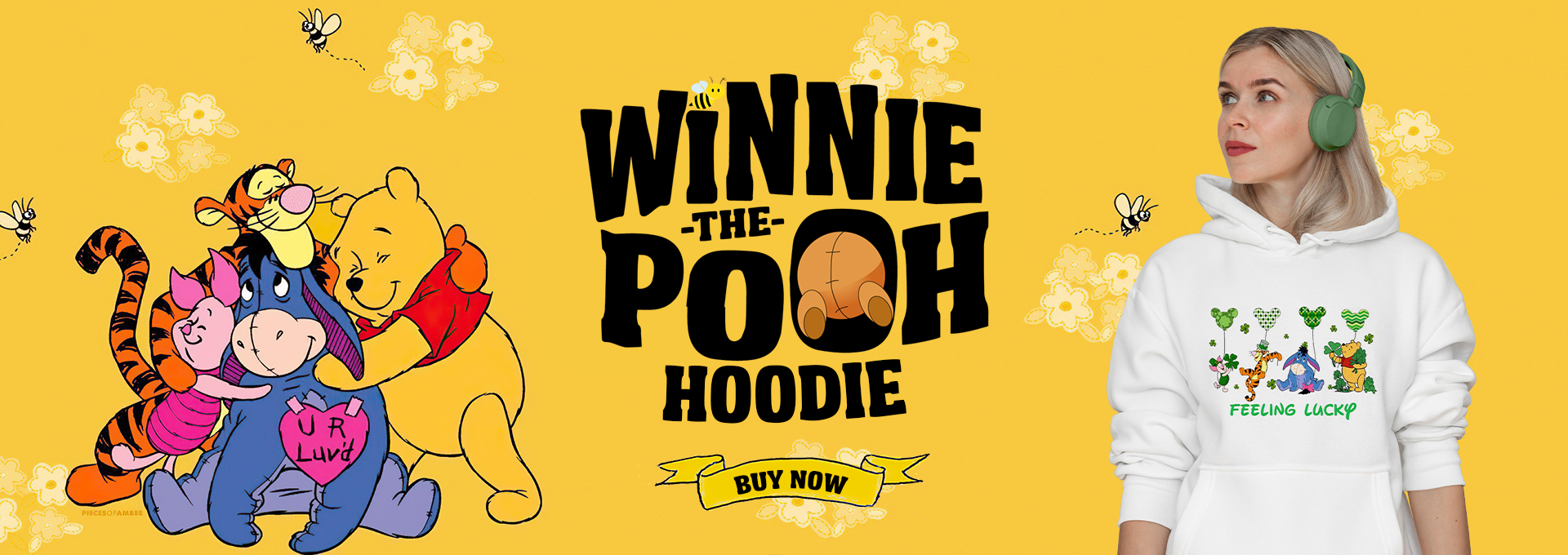 Yellow winnie best sale the pooh hoodie