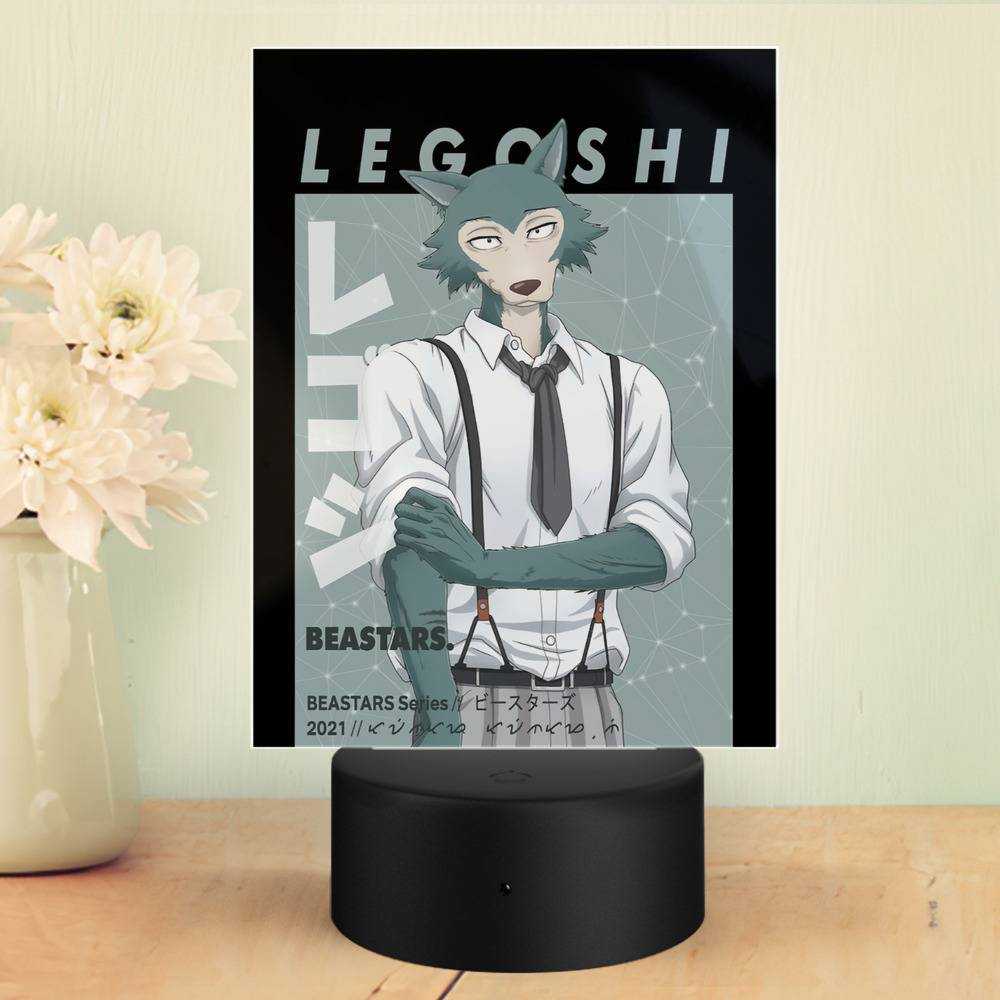 Beastars Lamp Legoshi Haru Louis Juno Gohin Character by Beastars Lamp with Plastic Base