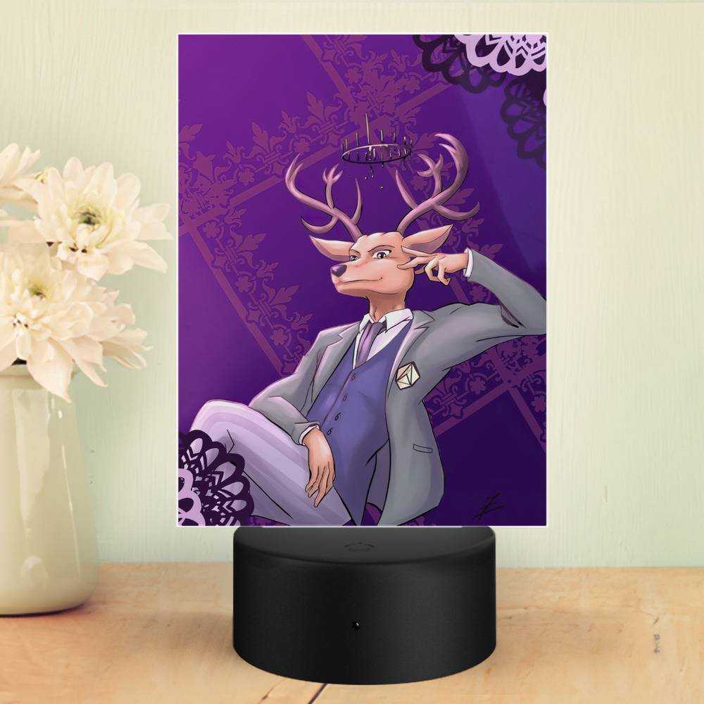 Beastars Lamp Louis the King by Beastars Lamp with Plastic Base