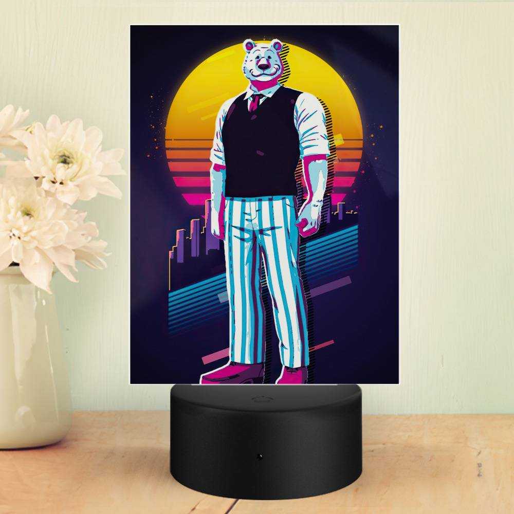 Beastars Lamp Riz 80s retro by Beastars Lamp with Plastic Base