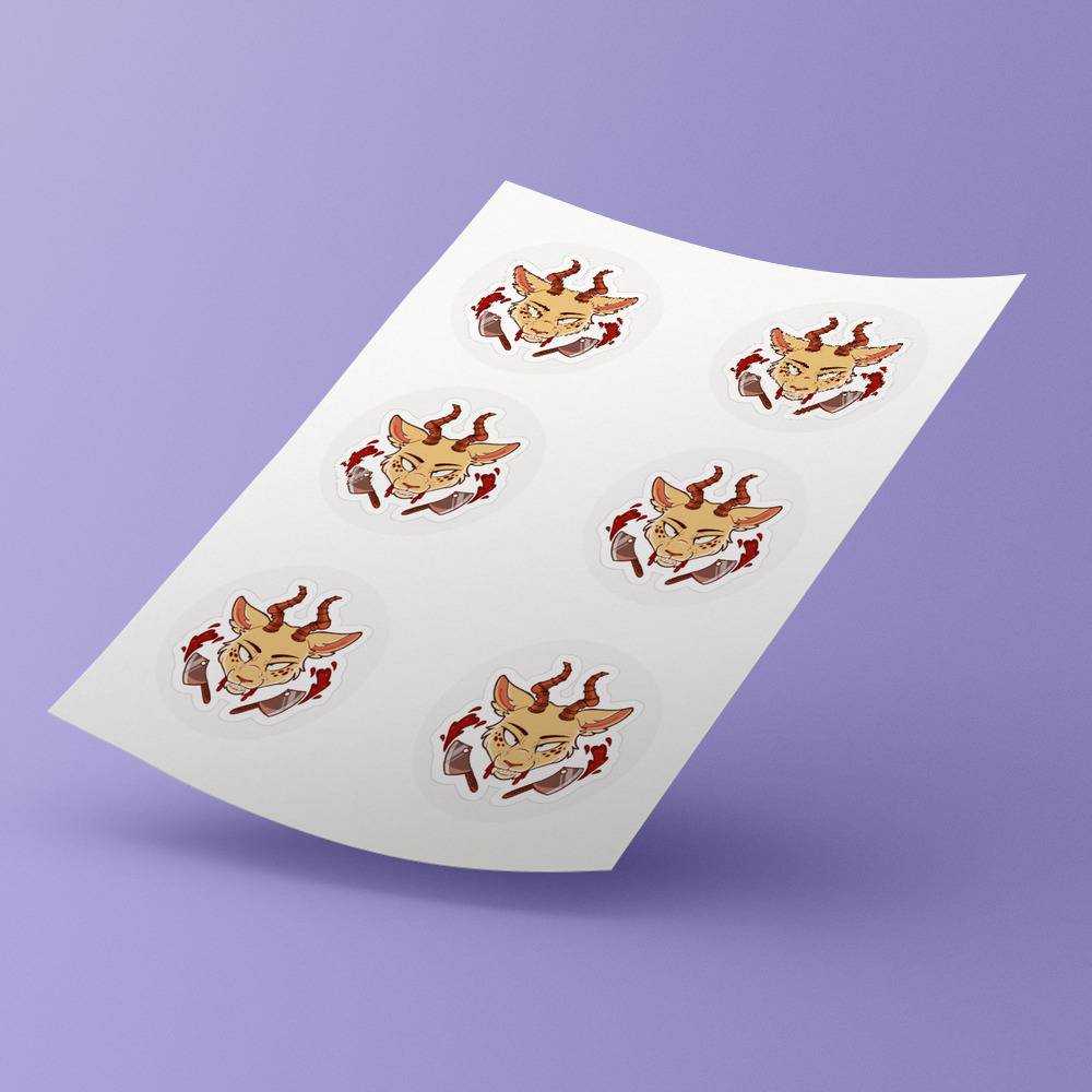Beastars Round Stickers Melon Decorative Stickers