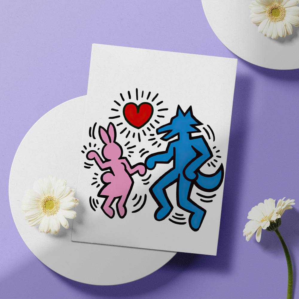 Beastars Greeting Card Dancing Greeting Card