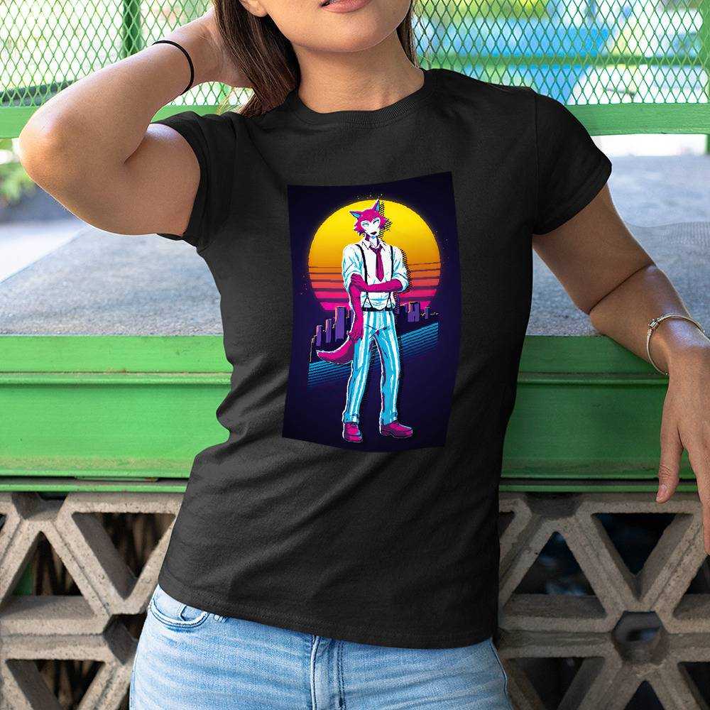 Beastars T-shirt Legoshi 80s retro T-shirt Cotton Shirt