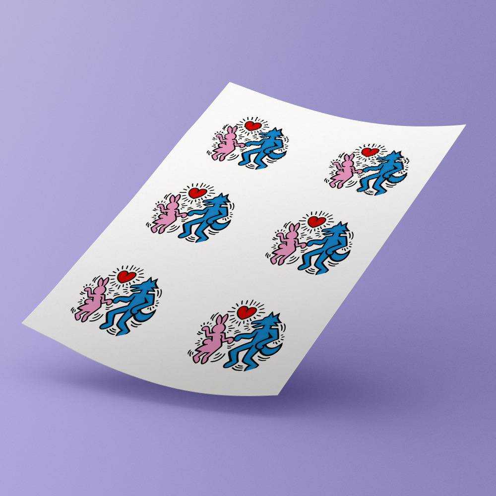 Beastars Round Stickers Dancing Decorative Stickers