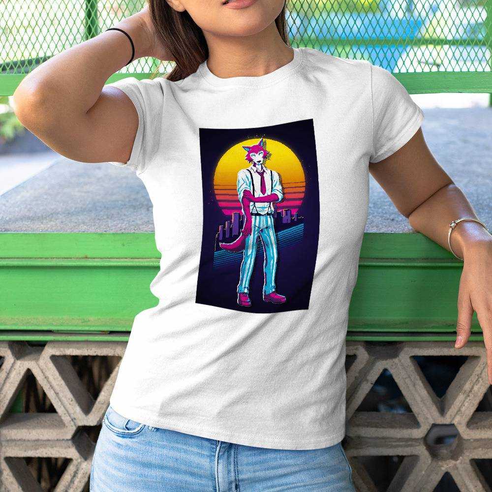 Beastars T-shirt Legoshi 80s retro T-shirt Cotton Shirt
