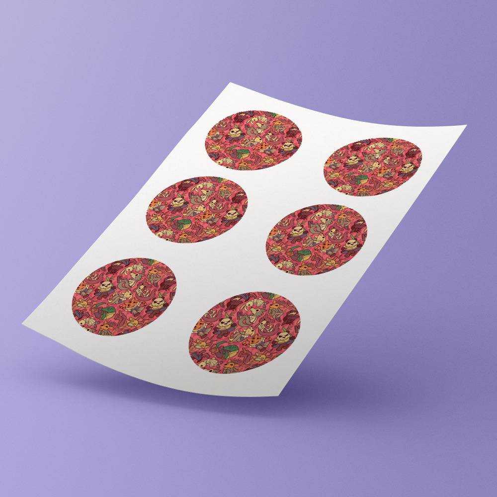 Beastars Round Stickers Little Beastars Decorative Stickers