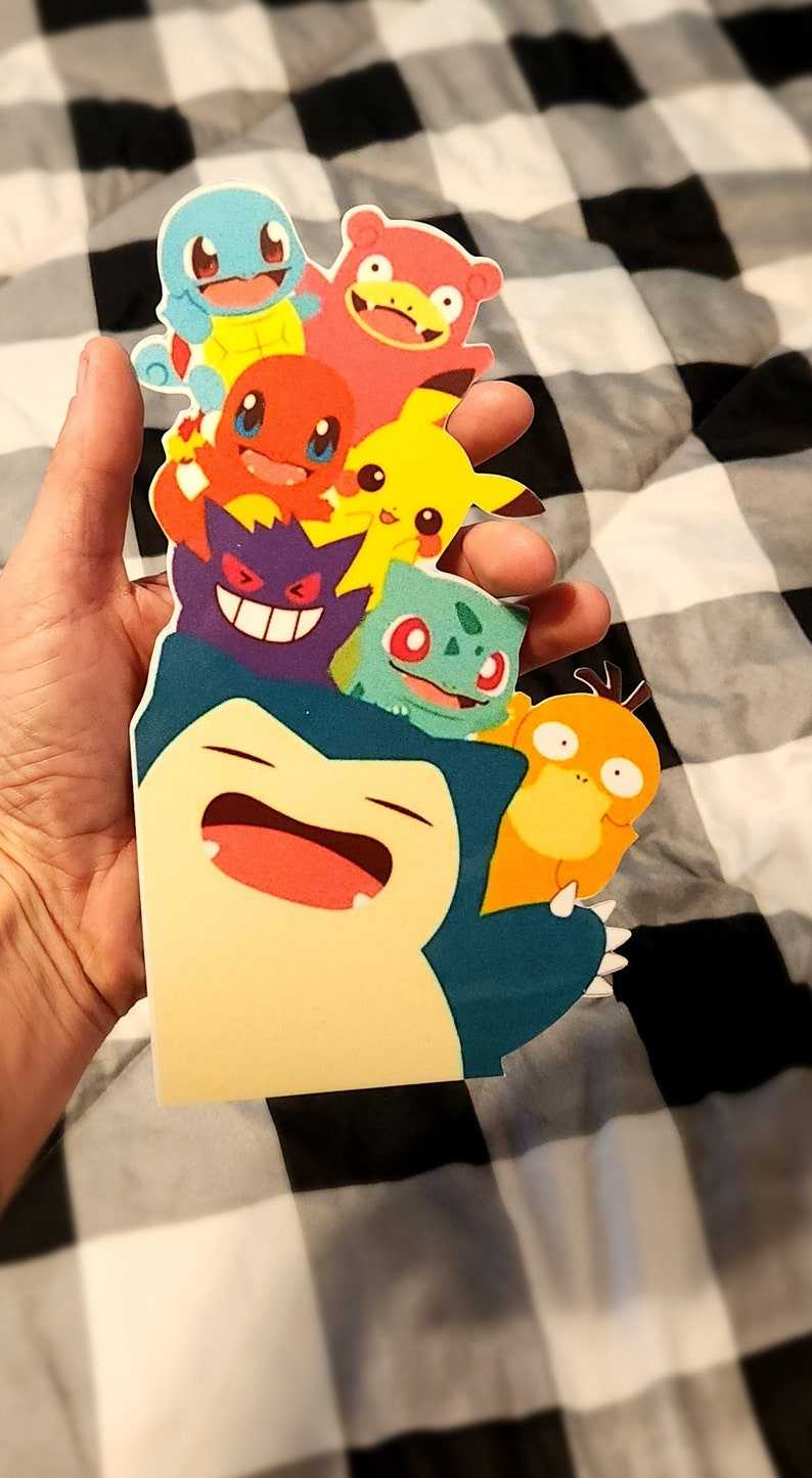 Pokemon Pikachu And Friends Cute Sticker is the best way to keep your and  your friend's friendship.