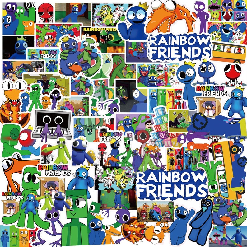 Rainbow Friends Games, Game Stickers Rainbow