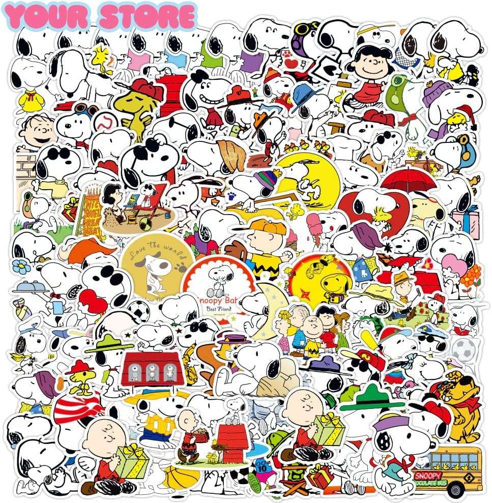 Snoopy And Friends Stickers is the best way to keep your and your friend's  friendship.