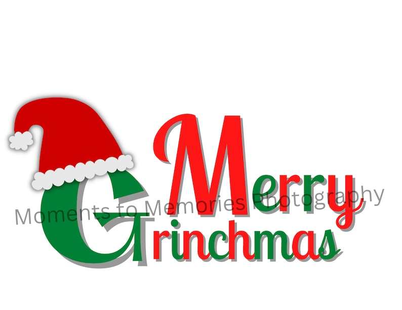Grinch Santa Hat Svg, Merry Grinchmas Svg File#1