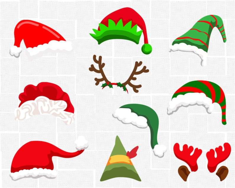 Cute Santa Hat Svg, Santa Hat Svg - Christmas Svg - Santa Claus svg#1