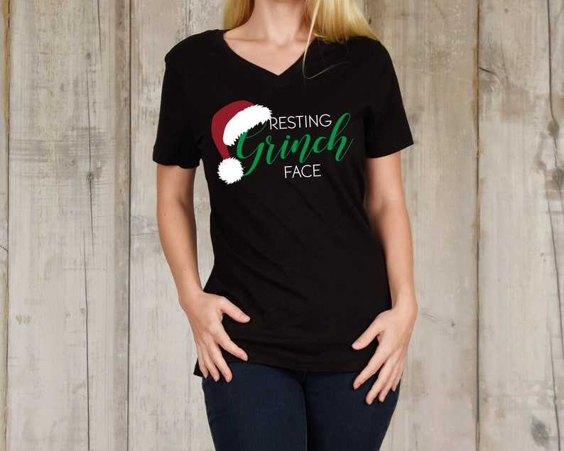 Grinch Santa Hat Svg, Resting Grinch Face SVG PNG Digital Download#2