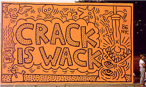 keith haring Crack is Wack