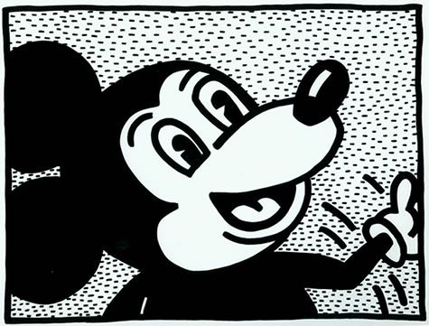 Keith Haring and Disney Mickey