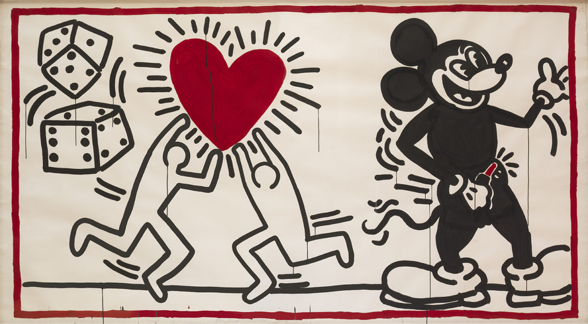 Keith Haring and Disney Mickey