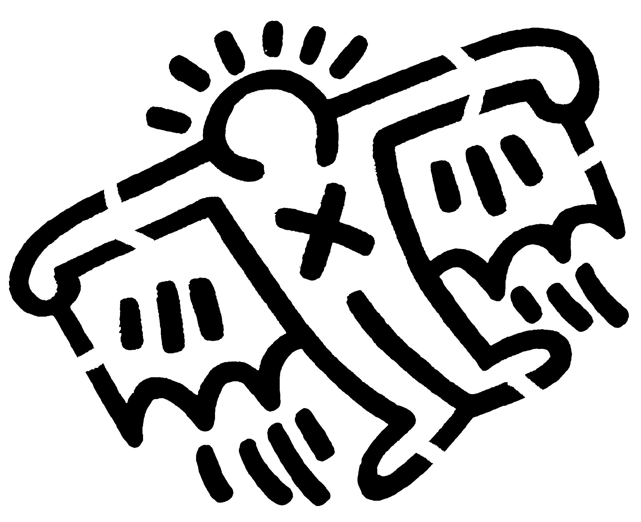 Wholesale Dancing Figures Wallpaper YP x Keith Haring for your shop   Faire UK