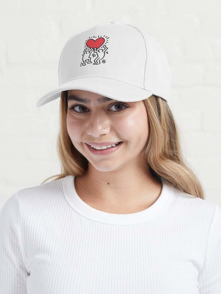 Keith Haring Caps, Holding Heart Cap#5