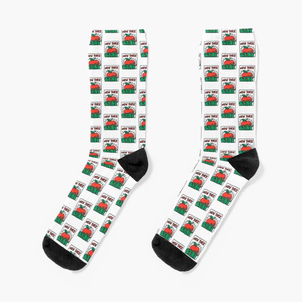 Keith Haring Socks, Apple of Human Socks#1