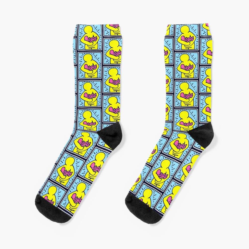 Keith Haring Socks, Sailing With Keith Socks#1
