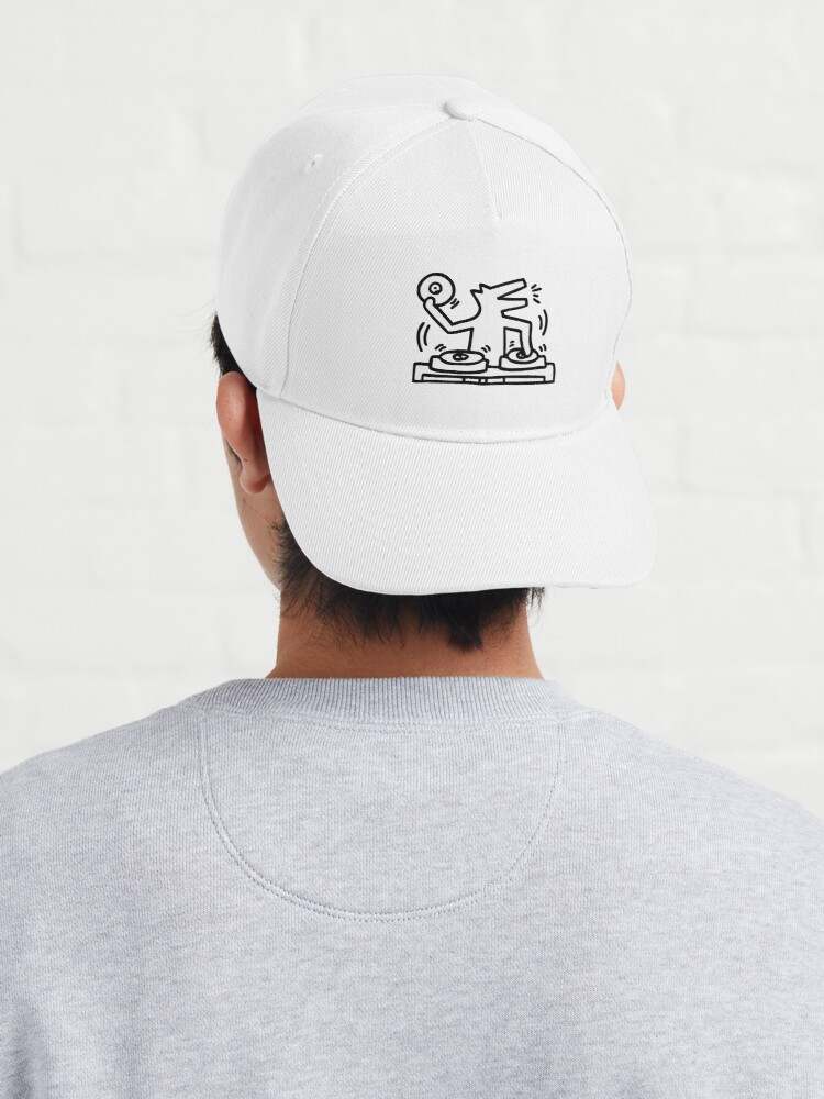 Keith Haring Caps, The Dog DJ Cap#4