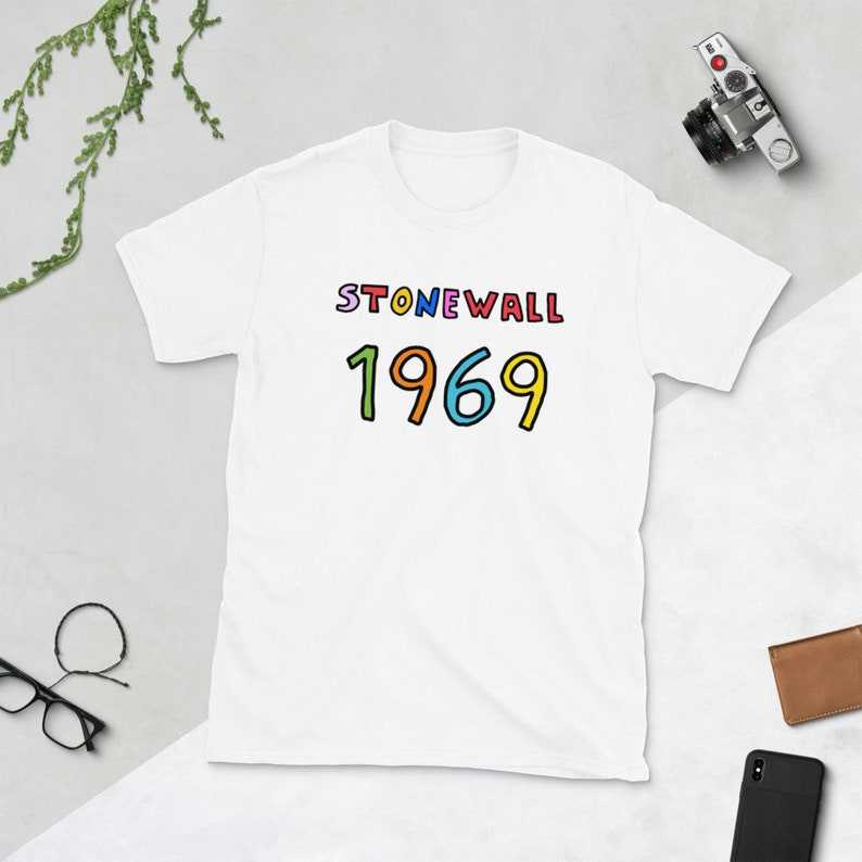 Keith Haring T shirt, Stone Wall 1969 T Shirt#1