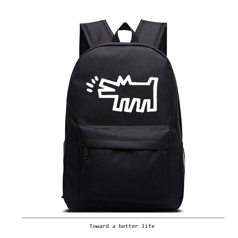 Keith Haring Barking Dog Backpack Keith Haring Backpack#1