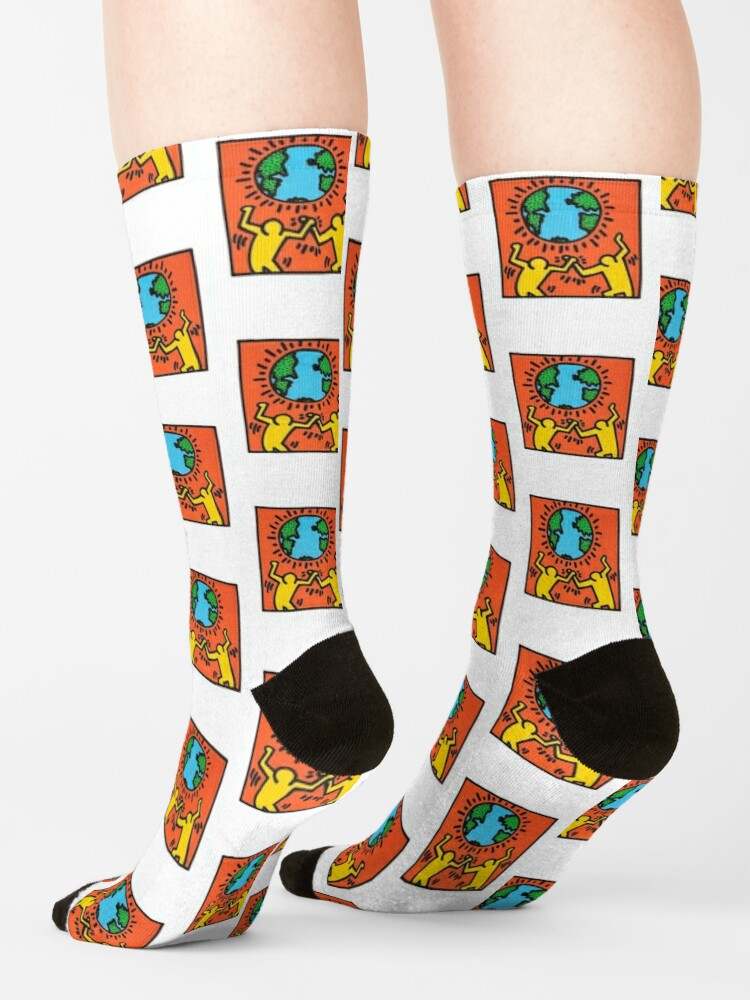 Keith Haring Socks, Earth Edition Socks#4