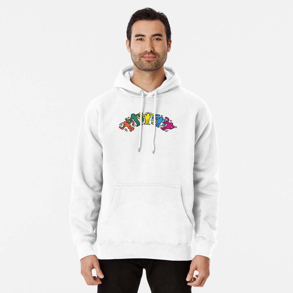Keith Haring Hoodie, We are Friends Pullover Hoodie#3