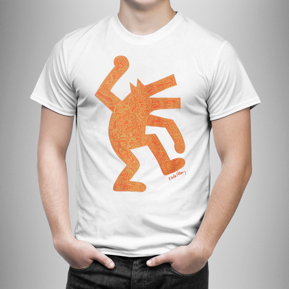 Breathable Soft Keith Haring Dog Man Tshirt For Men And Women keithharing.store