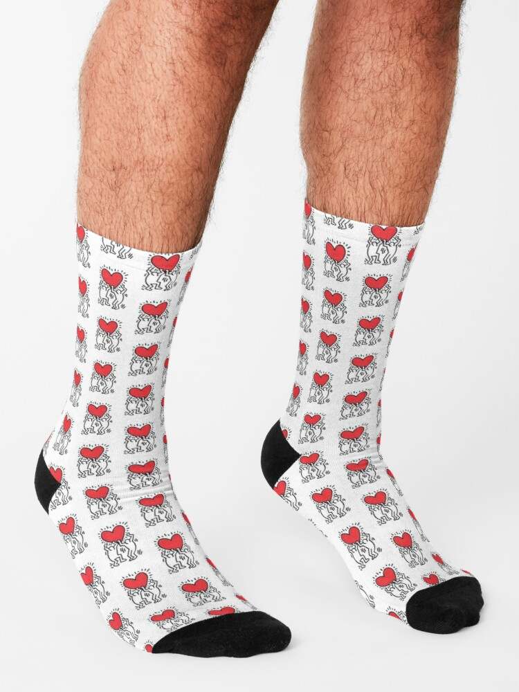 Keith Haring Socks, High Love Socks#3