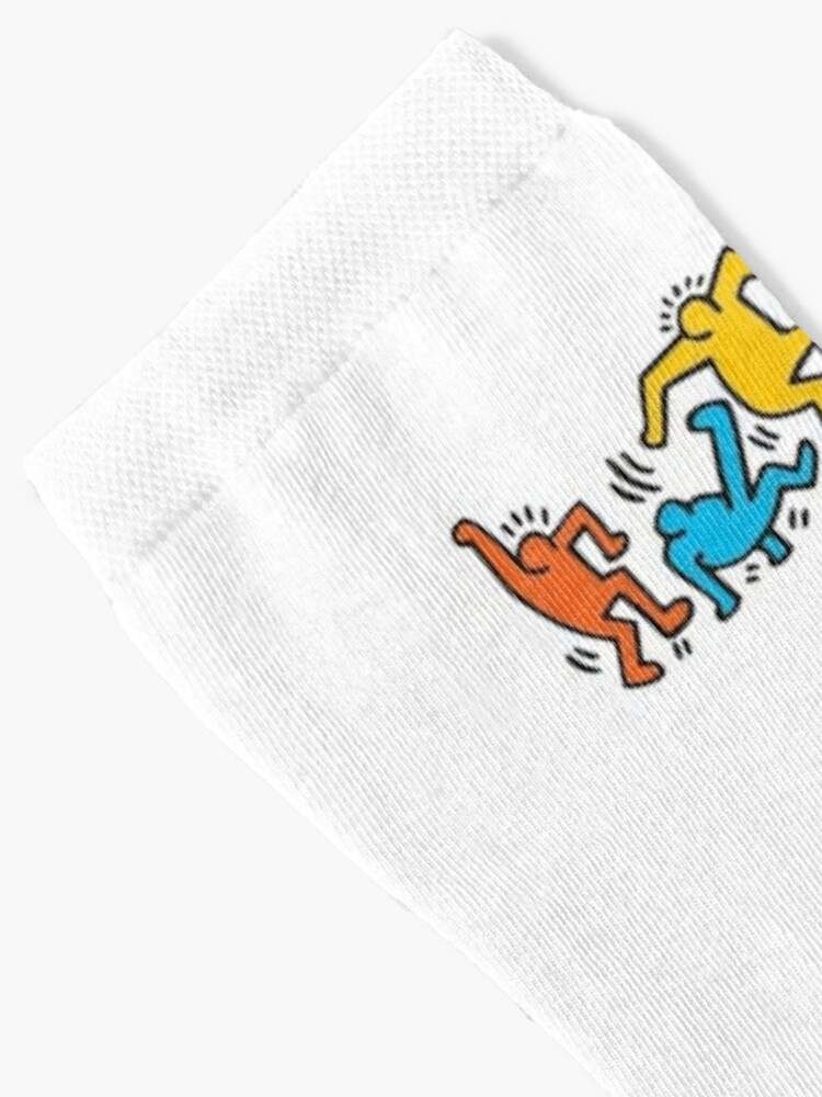 Keith Haring Socks, Five People Socks#2