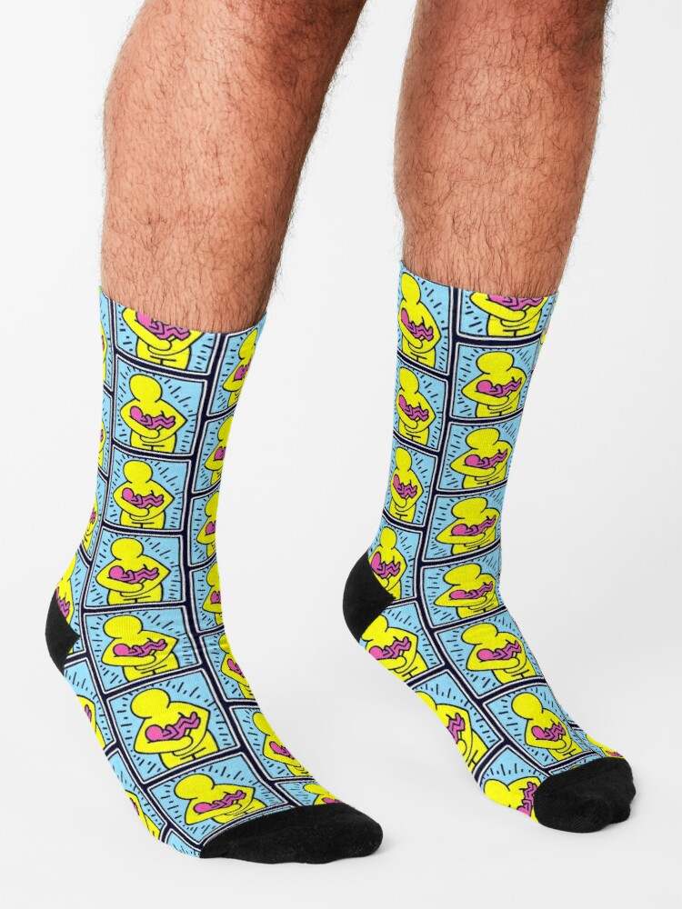 Keith Haring Socks, Sailing With Keith Socks#3