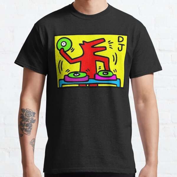 Dj Singing Classic T-Shirt Keith Haring T-shirt The Perfect Gift#3