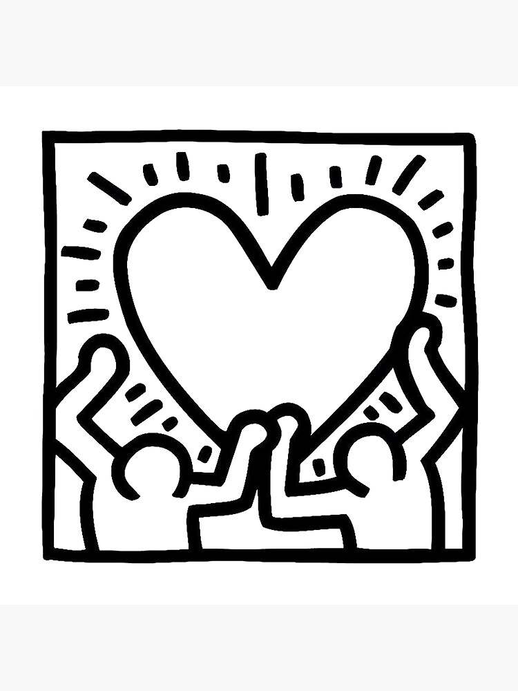 Keith Haring Pillow, Still Forever Pillow#2