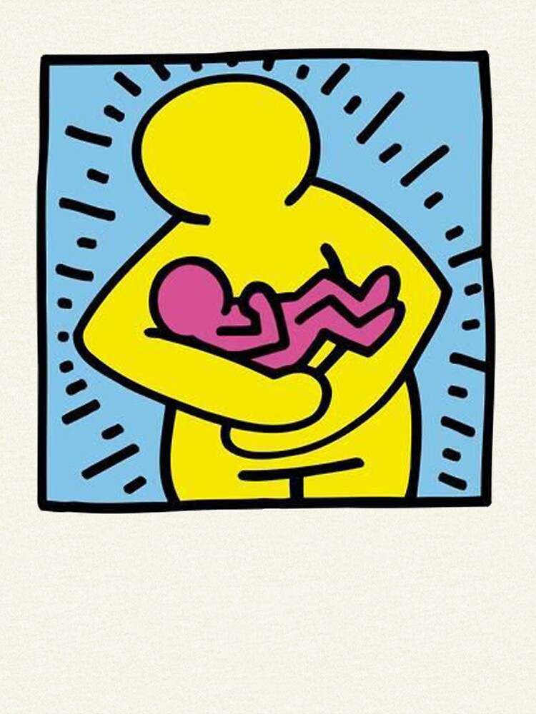 Mother Blues Zipped Hoodie Keith Haring Zip Up Hoodie A Unique Gift Idea#2