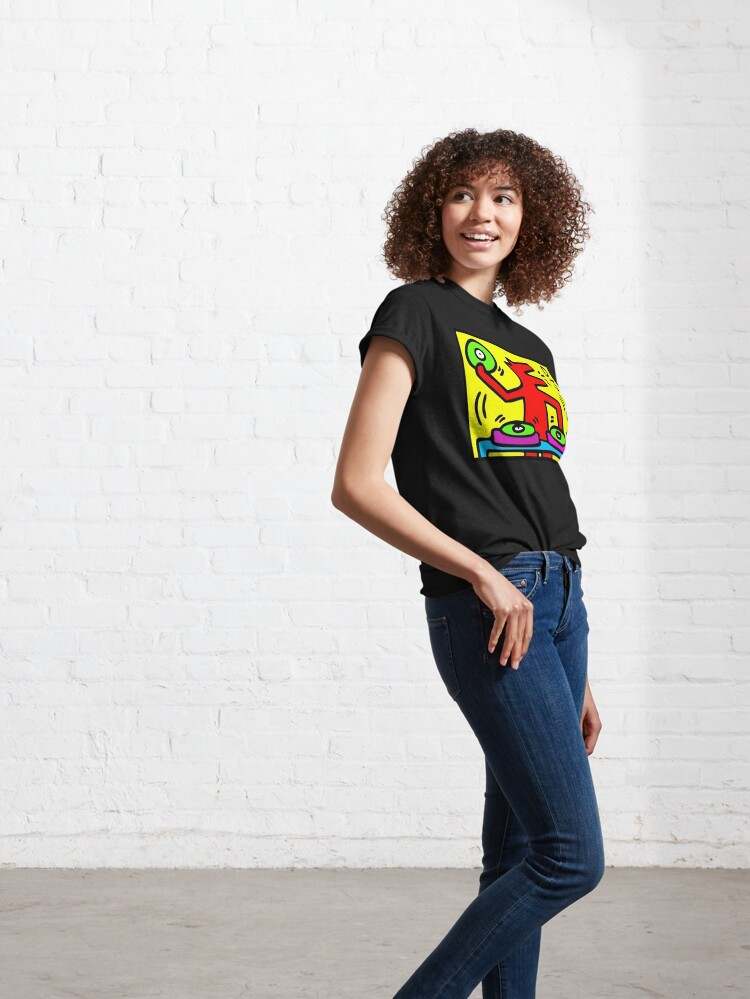 Dj Singing Classic T-Shirt Keith Haring T-shirt The Perfect Gift#5