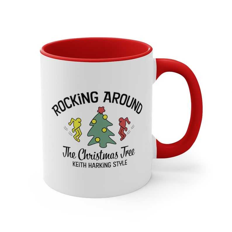 Keith Haring Mug, Christmas Mug Keith Haring Christmas Gift Mug#3