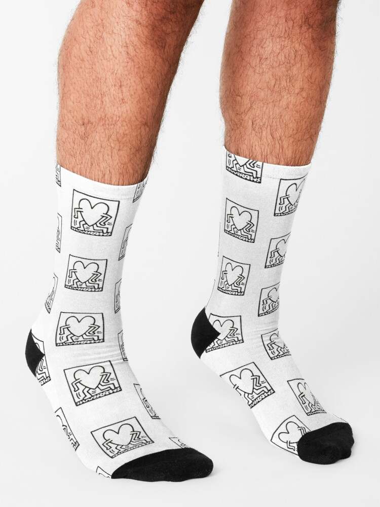 Keith Haring Socks, Running Love Socks#3