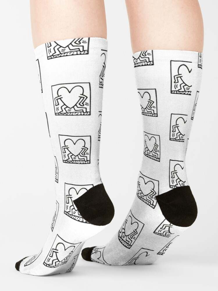 Keith Haring Socks, Running Love Socks#4
