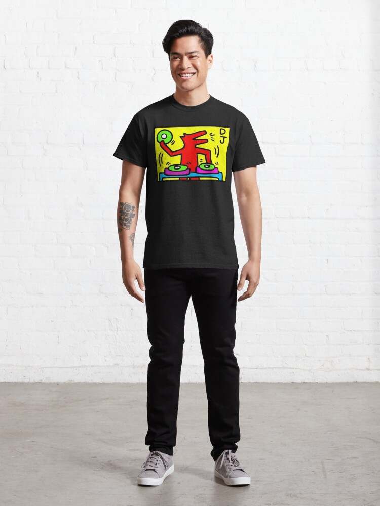 Dj Singing Classic T-Shirt Keith Haring T-shirt The Perfect Gift#6