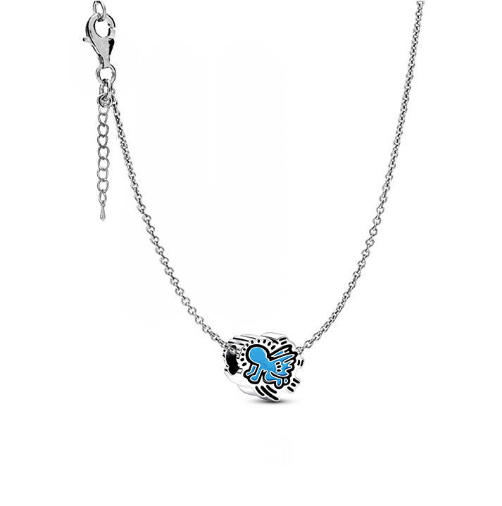 Keith Haring Radiant Angel Charm Necklace Keith Haring Necklace#1