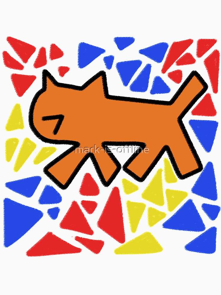Keith Haring Hoodie, Keith Cat Pullover Hoodie#2