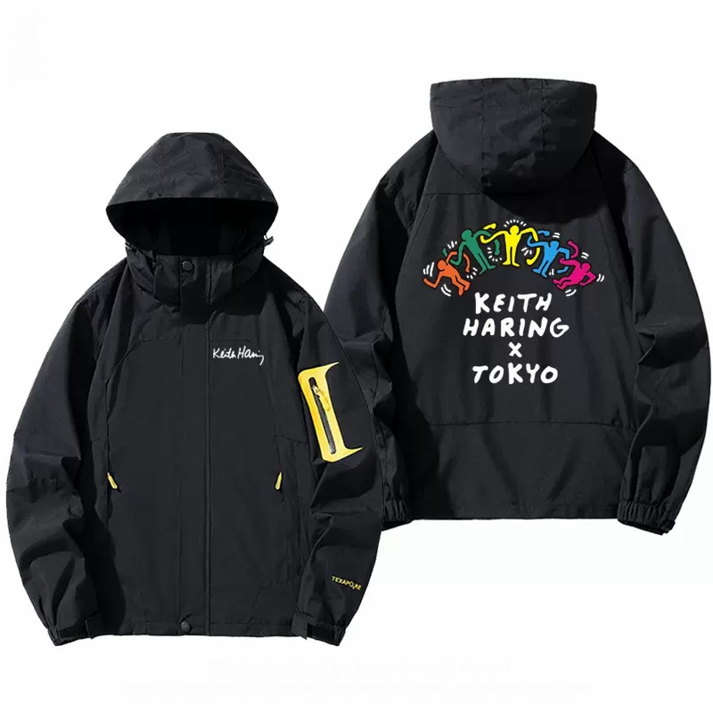 Element x keith haring reversible puffer on sale jacket in black