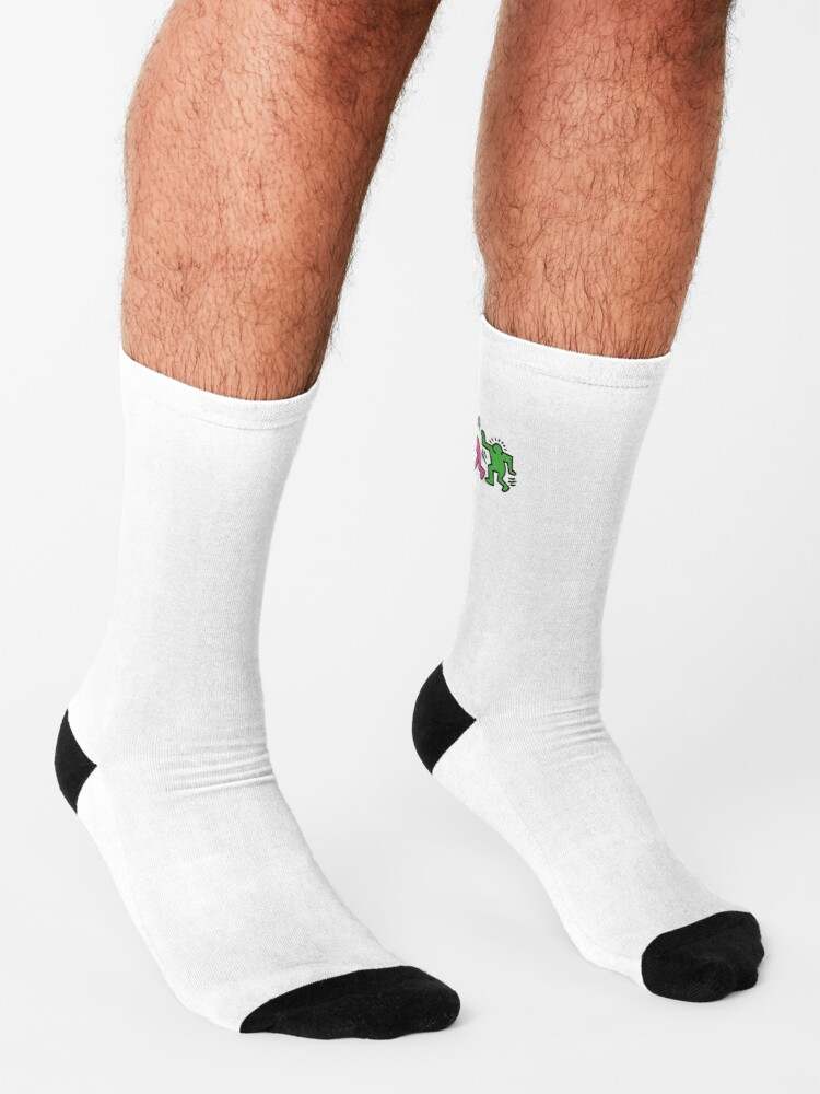Keith Haring Socks, Five People Socks#3