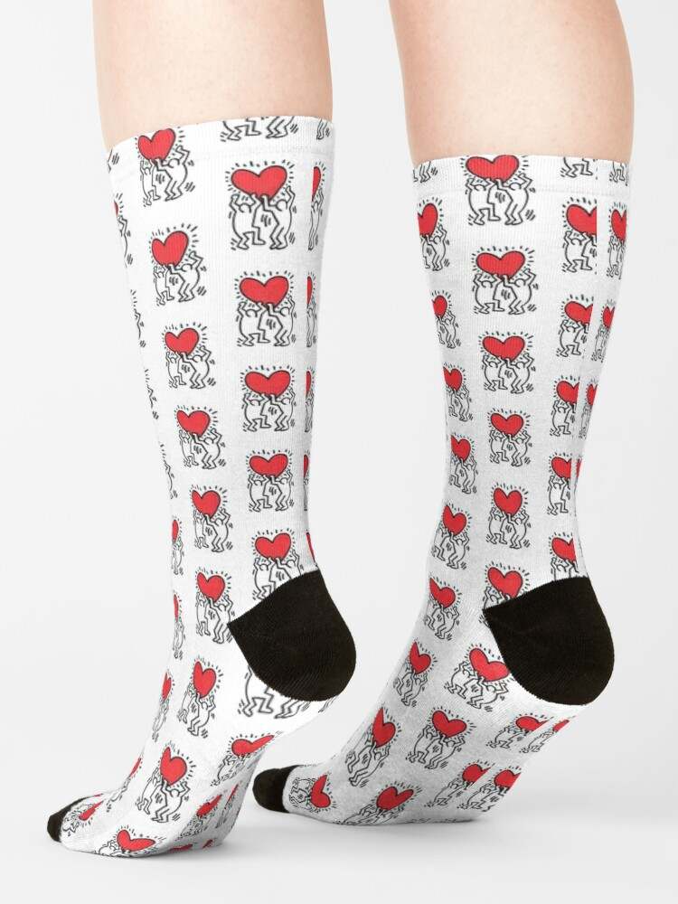 Keith Haring Socks, High Love Socks#4