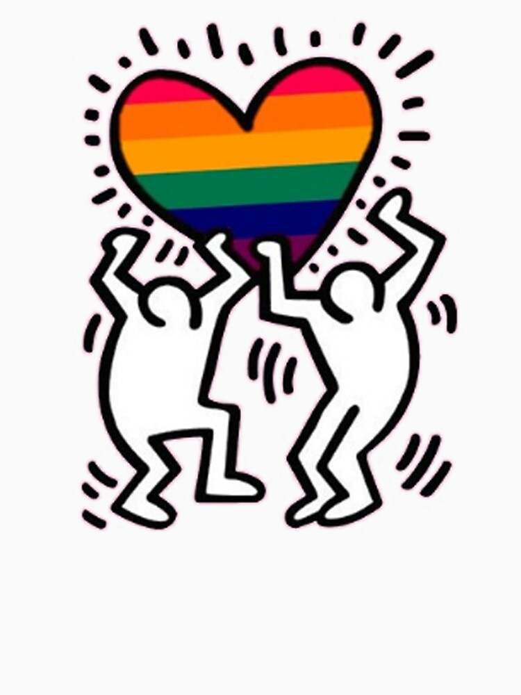 Pride Flag Rainbow Pullover Hoodie Keith Haring Pride Hoodie Gift for Fans#2