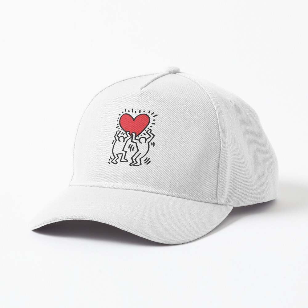 Keith Haring Caps, Holding Heart Cap#1